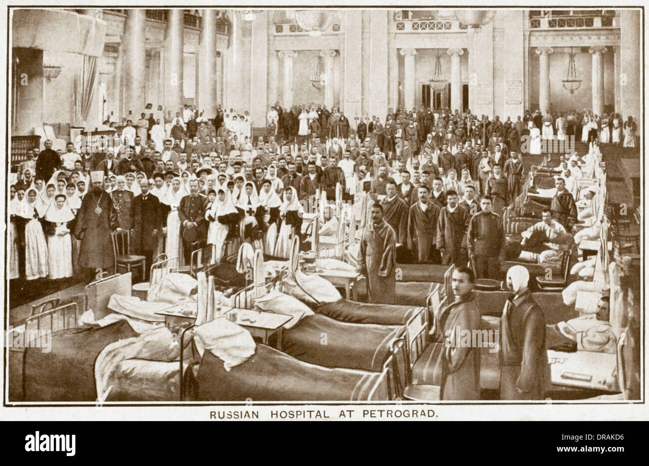 Winterpalast, St. Petersburg, als Krankenhaus genutzt Stockfoto