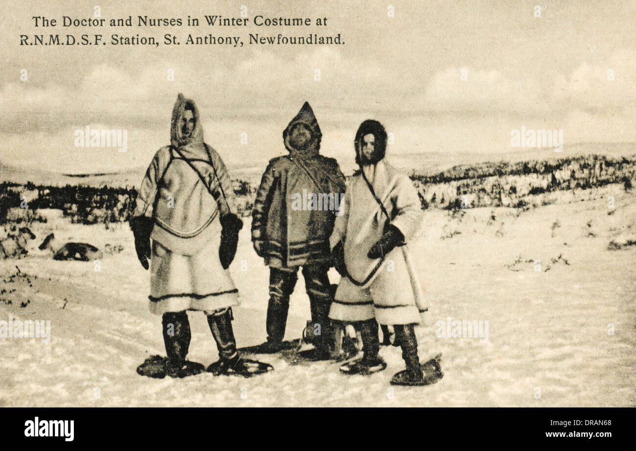 R.N.M.D.S.F-Station am St. Anthony, Neufundland Stockfoto