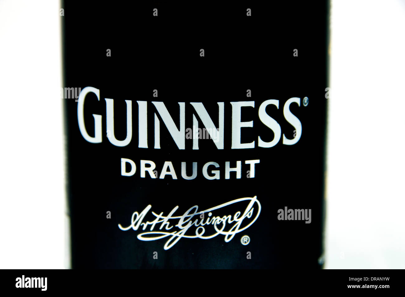 Kann der Guinness Irish Stout. Stockfoto