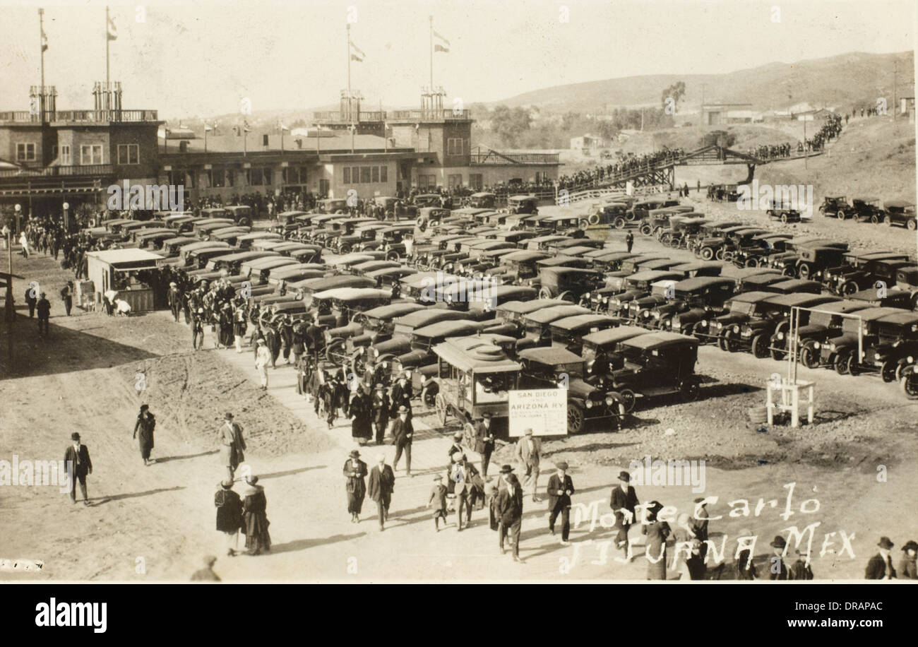 Tijuana, Mexiko - die Mexiko-amerikanischen Grenze Stockfoto