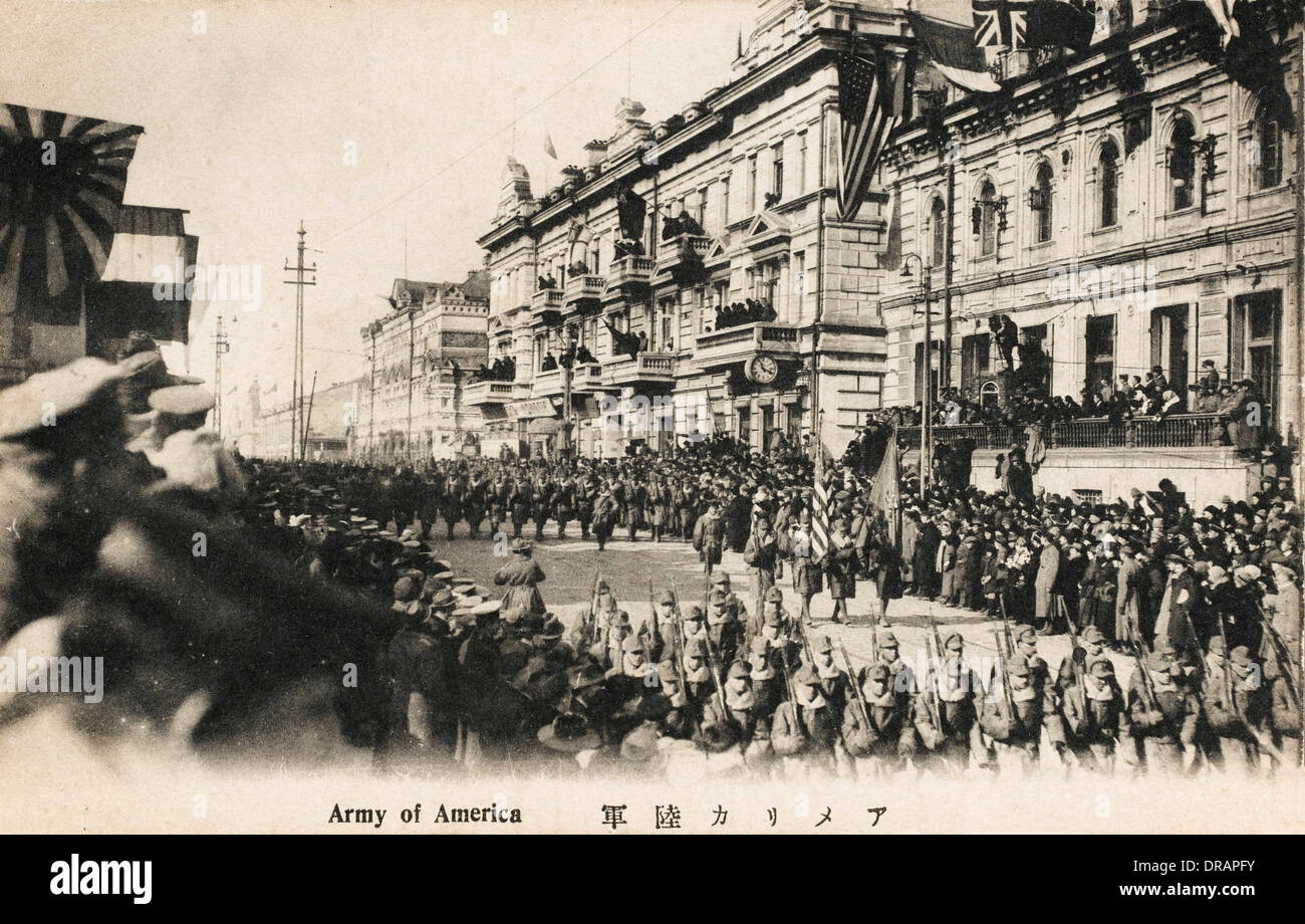 US-Truppen in Wladiwostok Stockfoto