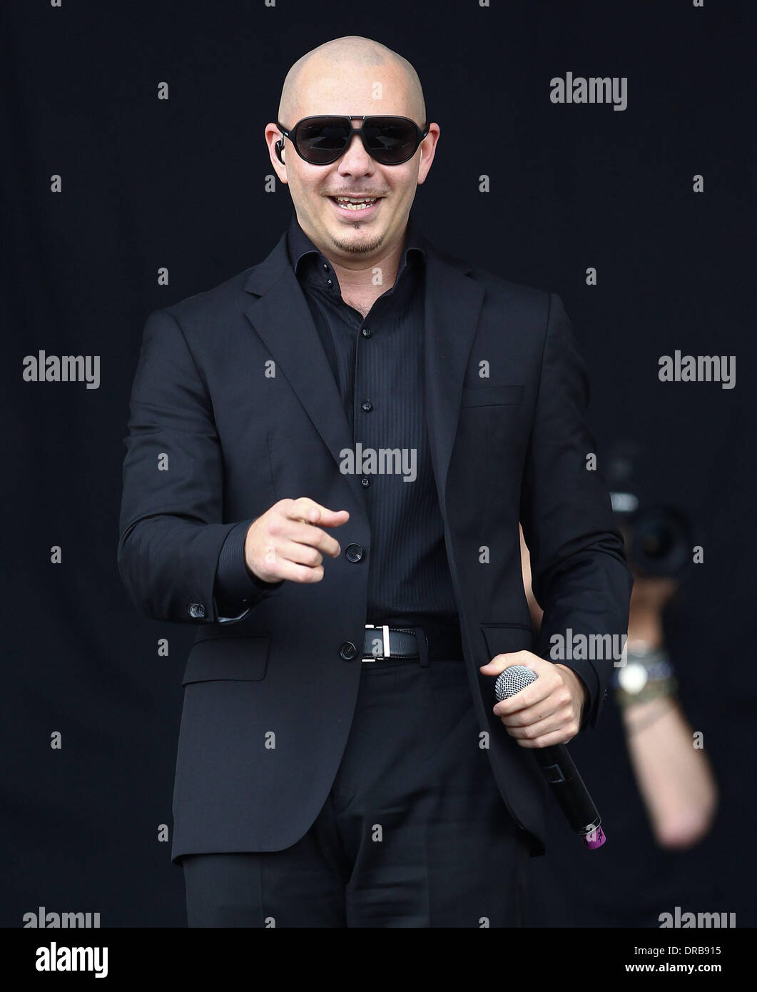 Pitbull Barclaycard Wireless Festival 2012 - 3. Tag London, England - 08.07.12 Stockfoto
