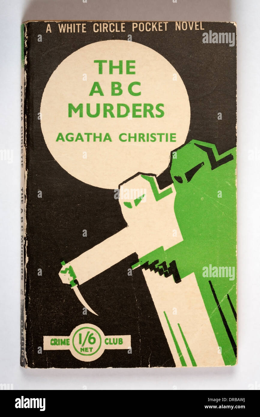Agatha Christies das A B C Morde Taschenbuch Roman Stockfoto