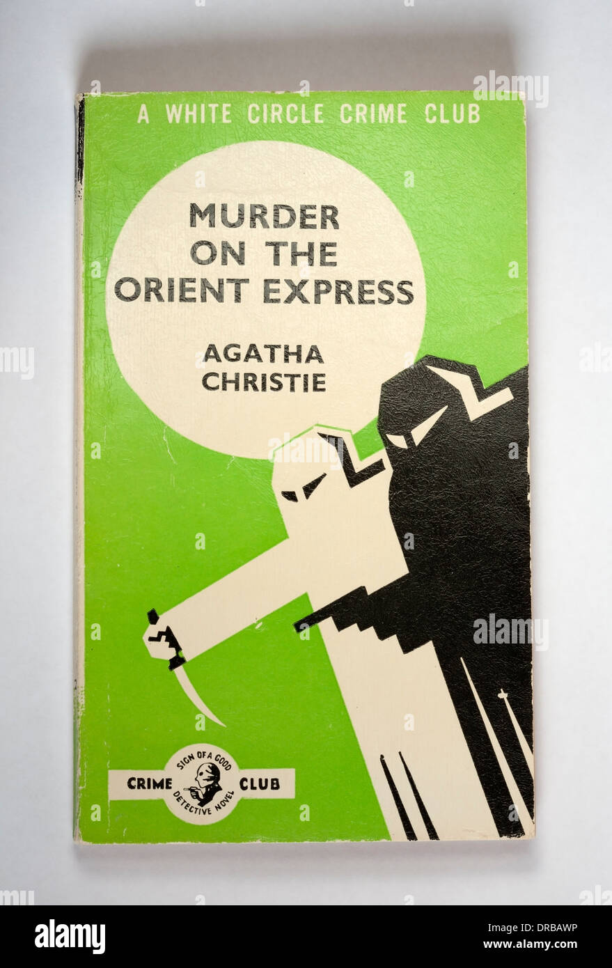 Agatha Christies Mord im Orient-Express Taschenbuch Roman Stockfoto