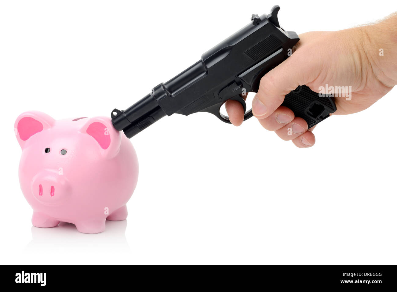 Konzept der Geldprobleme Stockfoto