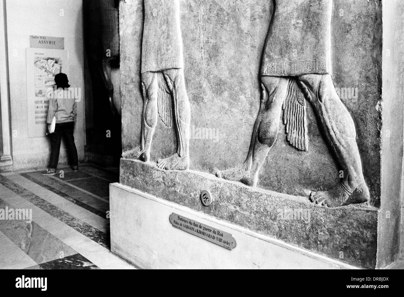 Ägypten-Abschnitt im Louvre-Museum, Paris, Frankreich, 1986 Stockfoto