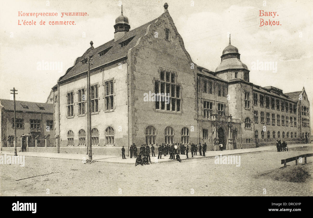 Der School of Commerce, Baku, Aserbaidschan Stockfoto