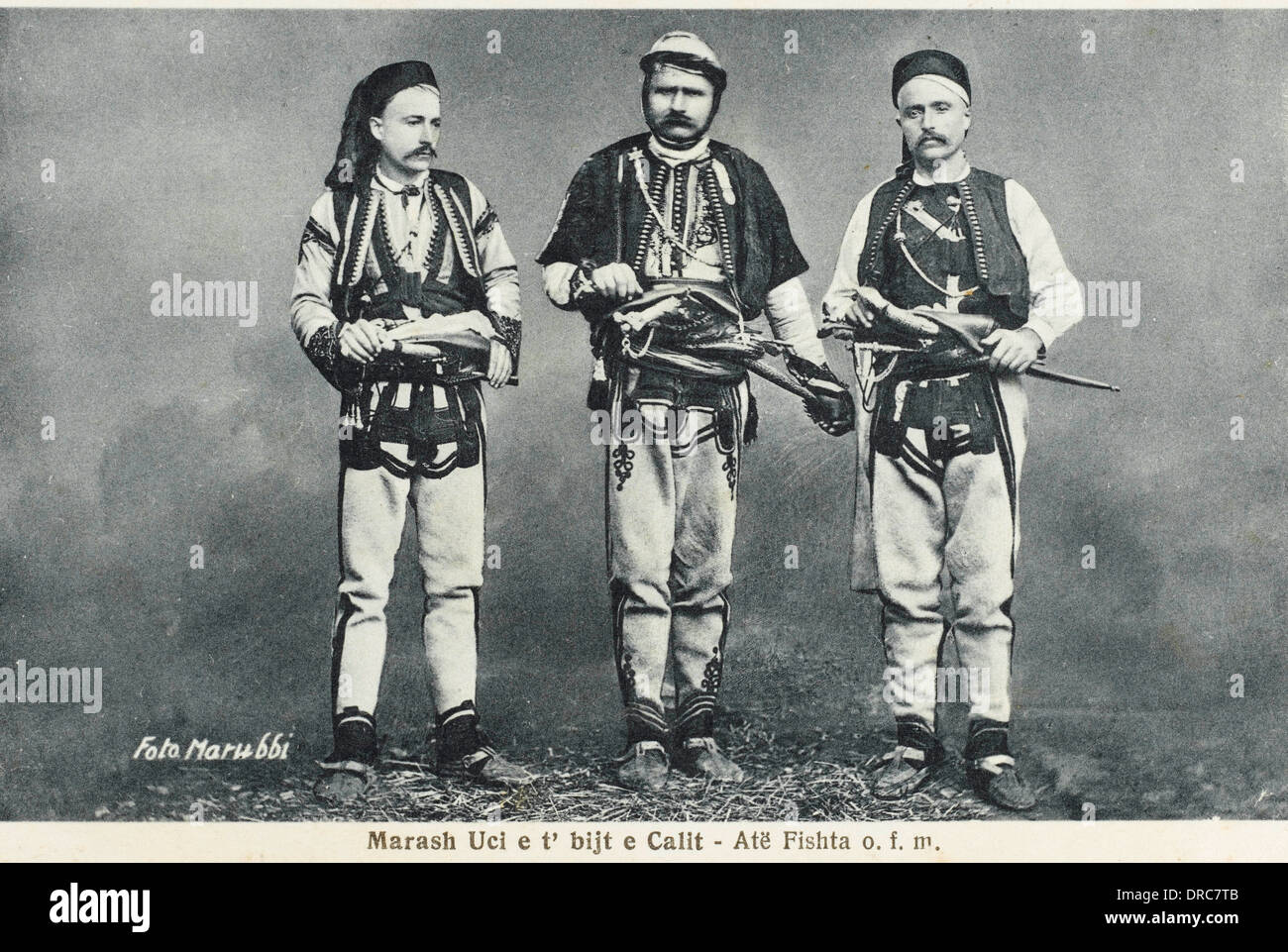 Marash Uci - Albanisch Militärkommandant Stockfoto