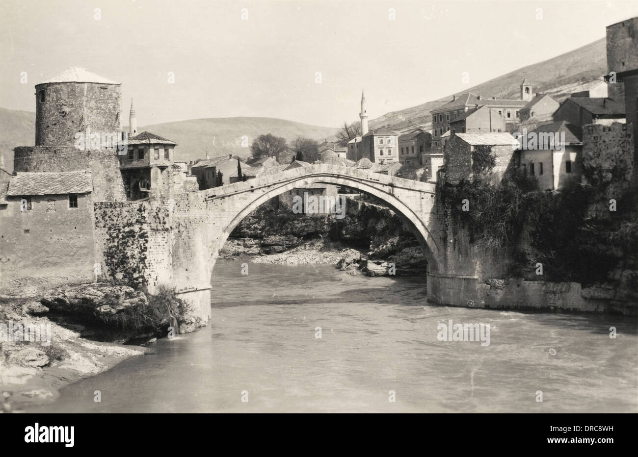 Stari Most - Brücke von Mostar - Mostar, Bosnien Stockfoto