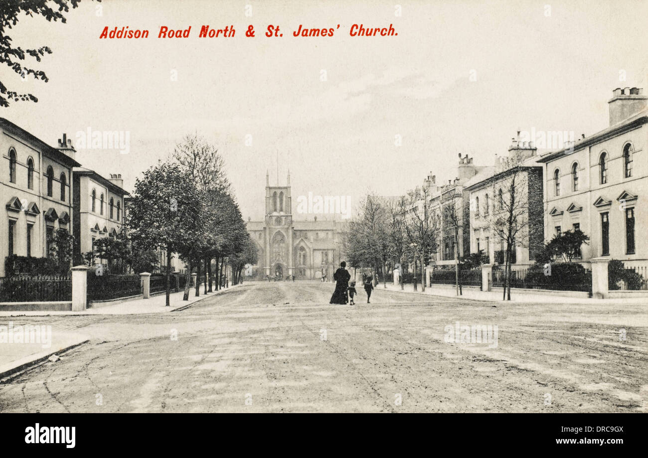 Addison Road North, London Stockfoto