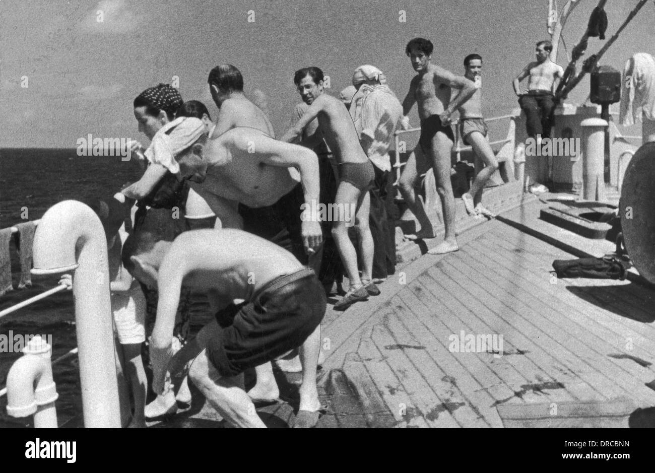 Spanischen Flüchtlinge WWII Stockfoto