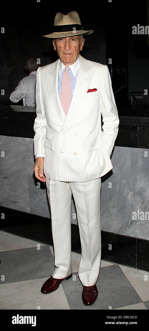 Gay Talese, Teilnahme an einem Screening der HBO Serie "About Face: Supermodels, damals und heute", unter der Regie von Portrait-Fotograf und Filmemacher Timothy Greenfield-Sanders New York City, USA - 17.07.12 Stockfoto