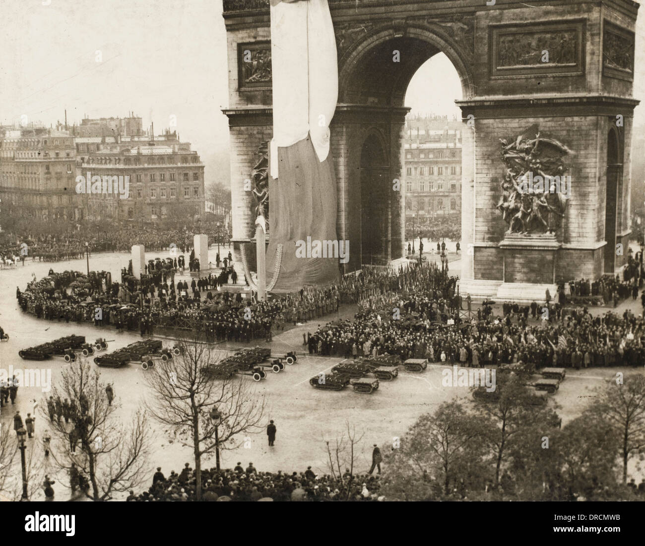 Französische Mobilisierung WWII Stockfoto