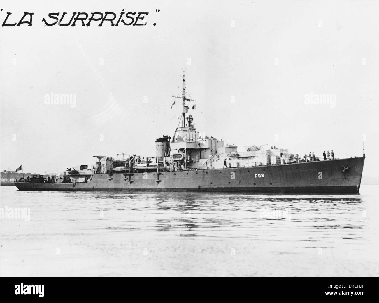 Französische Marine WWII Stockfoto
