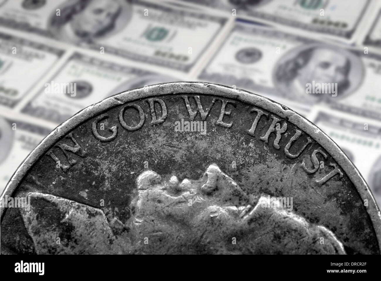 Amerikanisches Geld Stockfoto