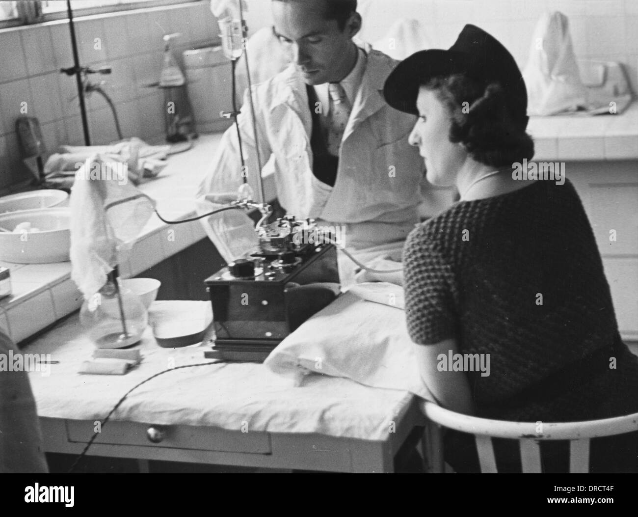 Blutspende des zweiten Weltkriegs Stockfoto