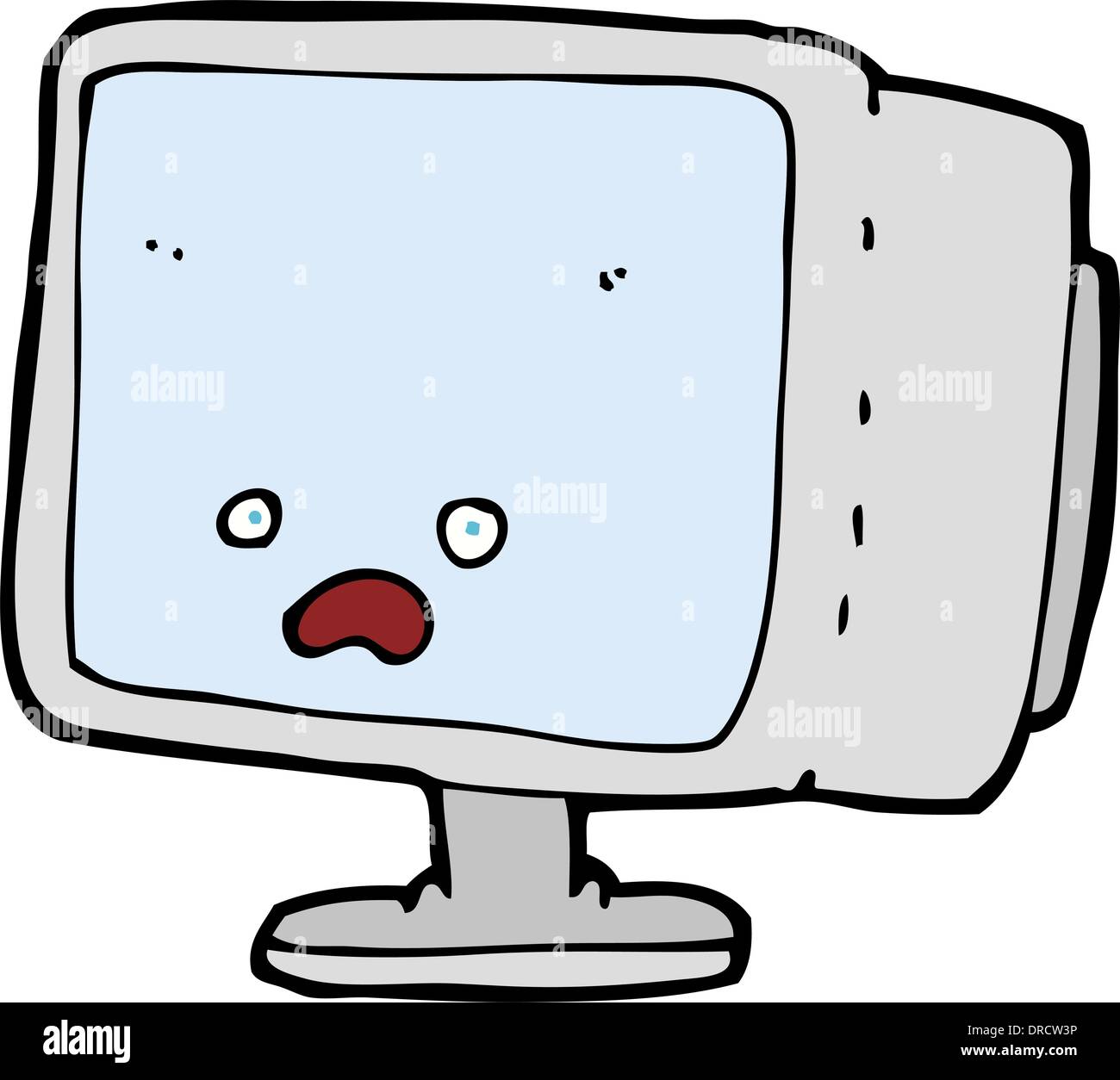 Cartoon-Computer-Bildschirm Stock Vektor