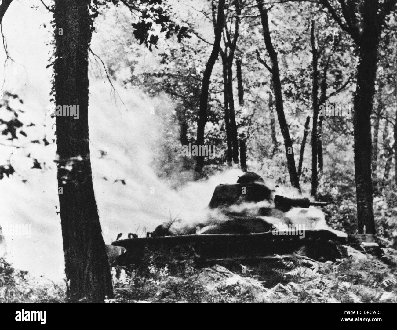 Deutscher Panzer WWII Stockfoto
