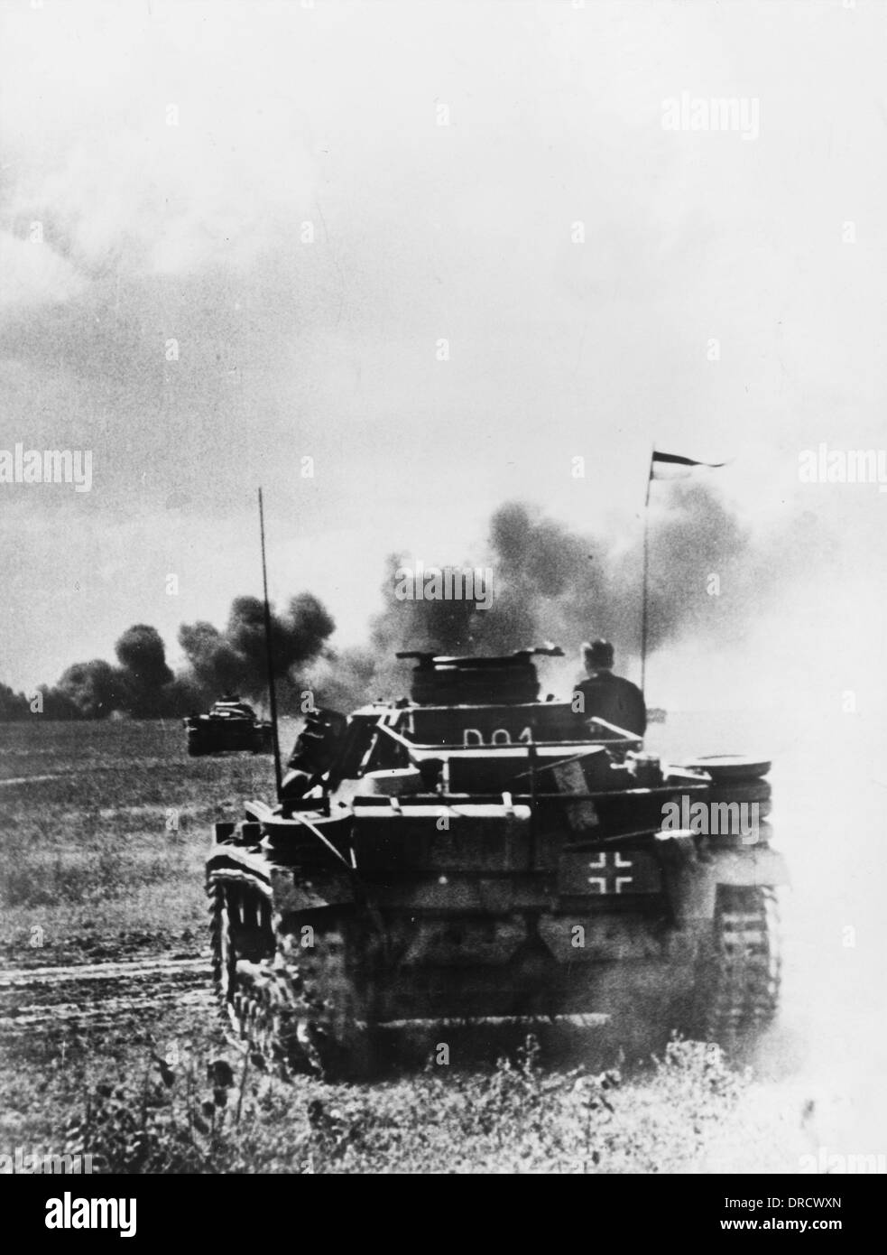 Deutscher Panzer WWII Stockfoto