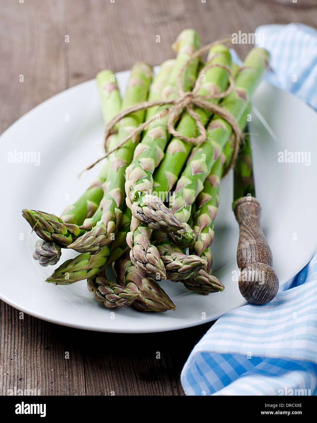 Frischer Spargel Stockfoto