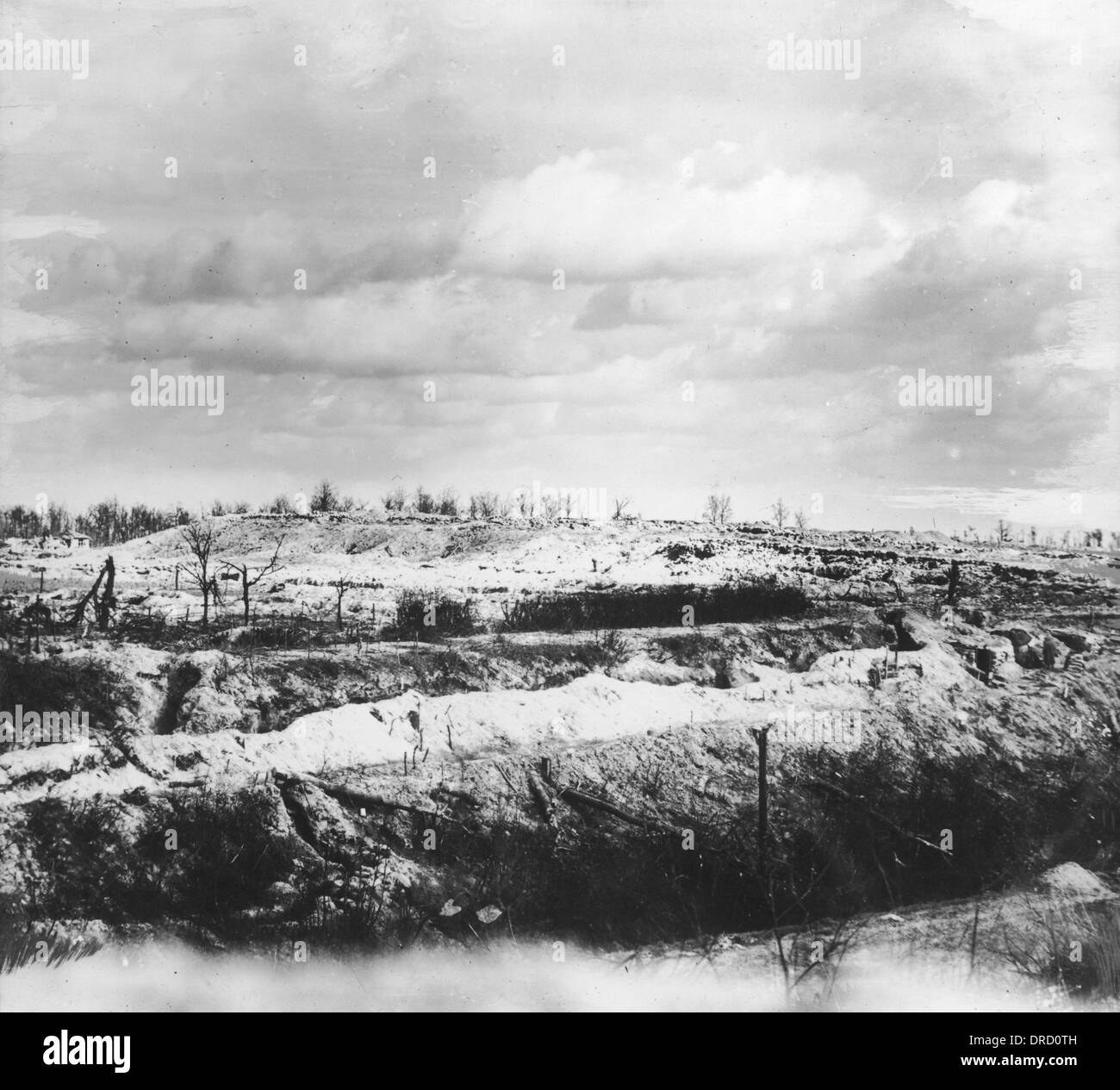 Hill 60 WWI Stockfoto