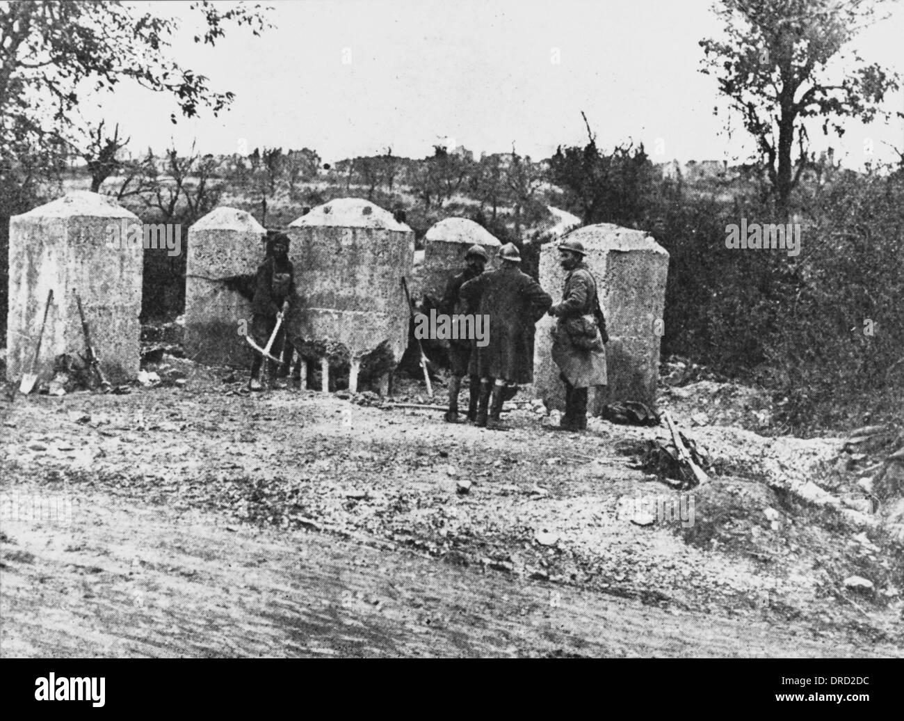 Alliierten offensive WWI Stockfoto