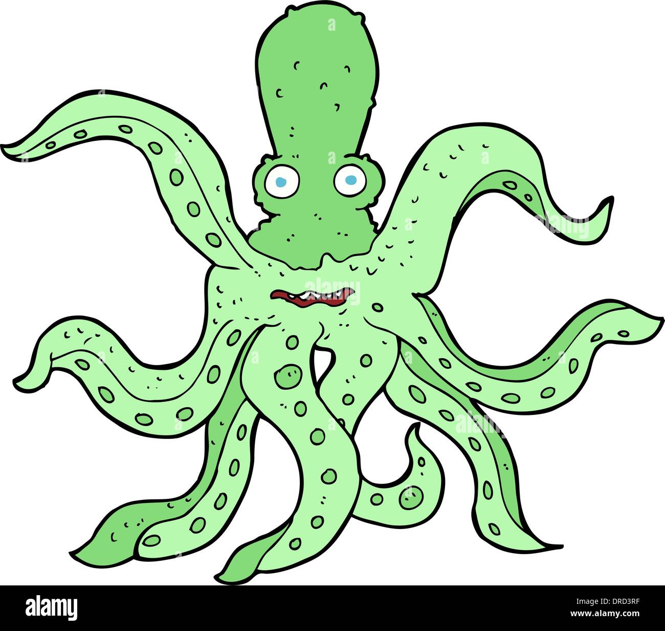 Cartoon-Riesen octupus Stock Vektor