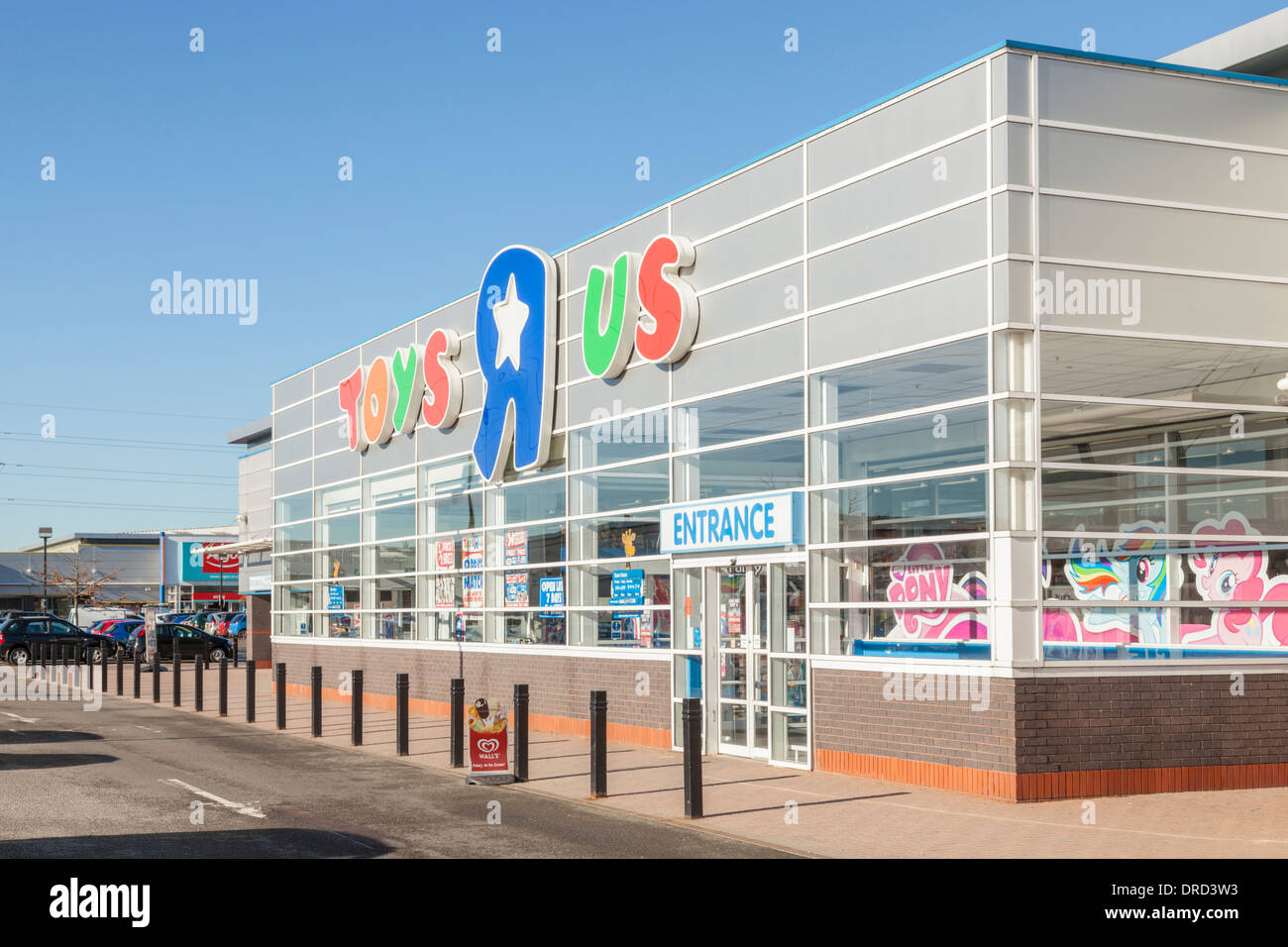 Toys R Us speichern, Riverside Retail Park, Nottingham, England, UK Stockfoto