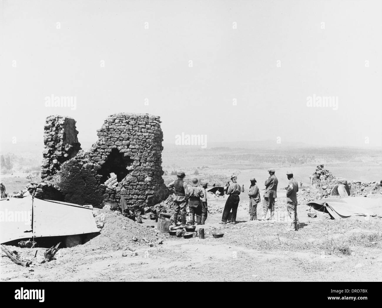 Französische Soldaten WWI Stockfoto