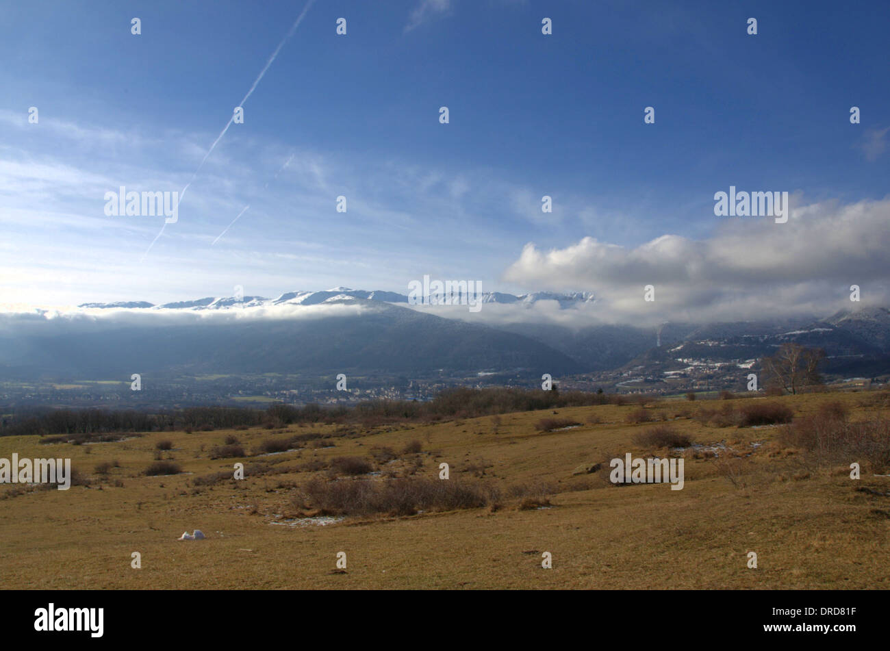 Französische Landschaft Stockfoto