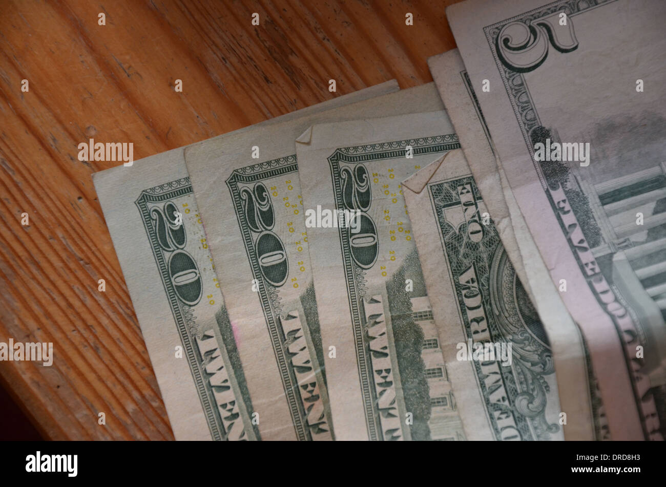 US-Papiergeld Stockfoto