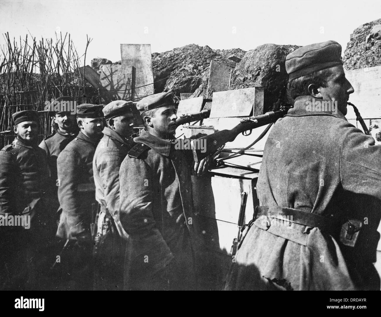 Britische Soldaten auf Arras WWI Stockfoto