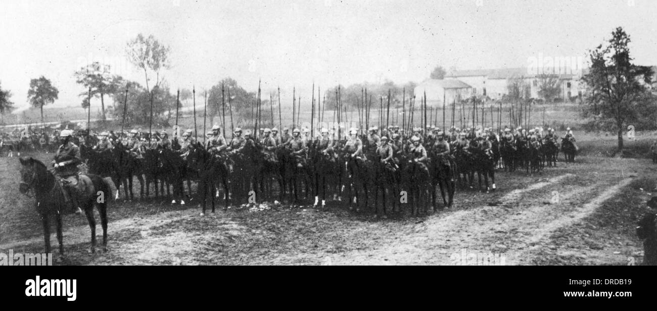 Deutsche Kavallerie WWI Stockfotografie Alamy