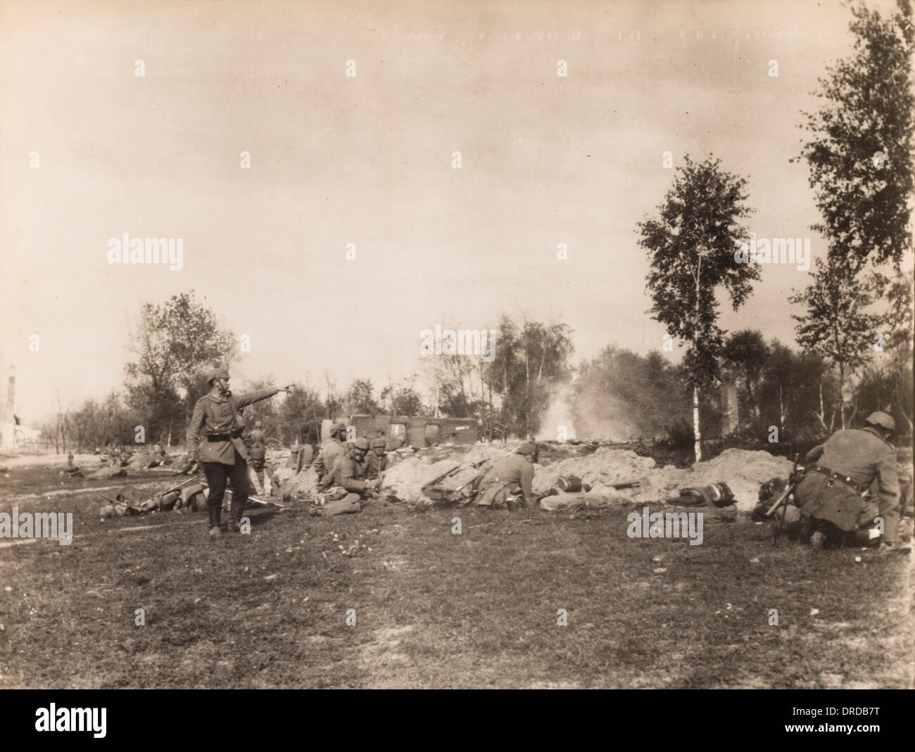 Deutsche Soldaten WWI Stockfoto