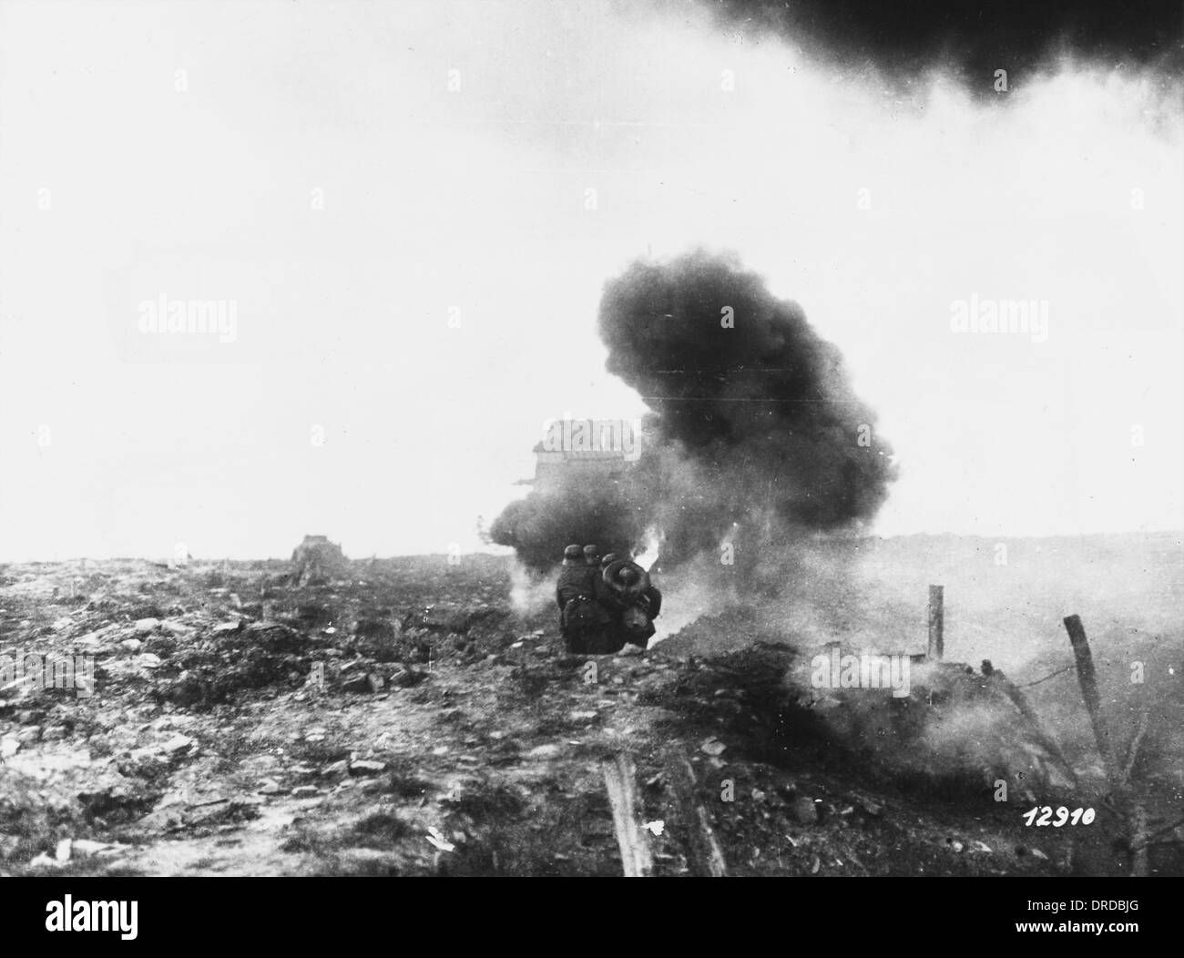 Anti-Tank kämpfen WWI Stockfoto