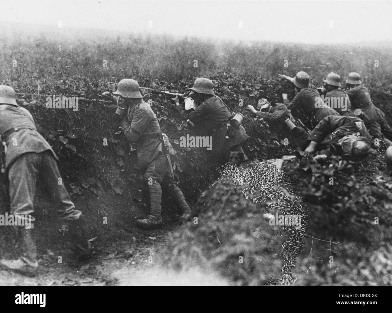 Deutsche Soldaten WWI Stockfoto