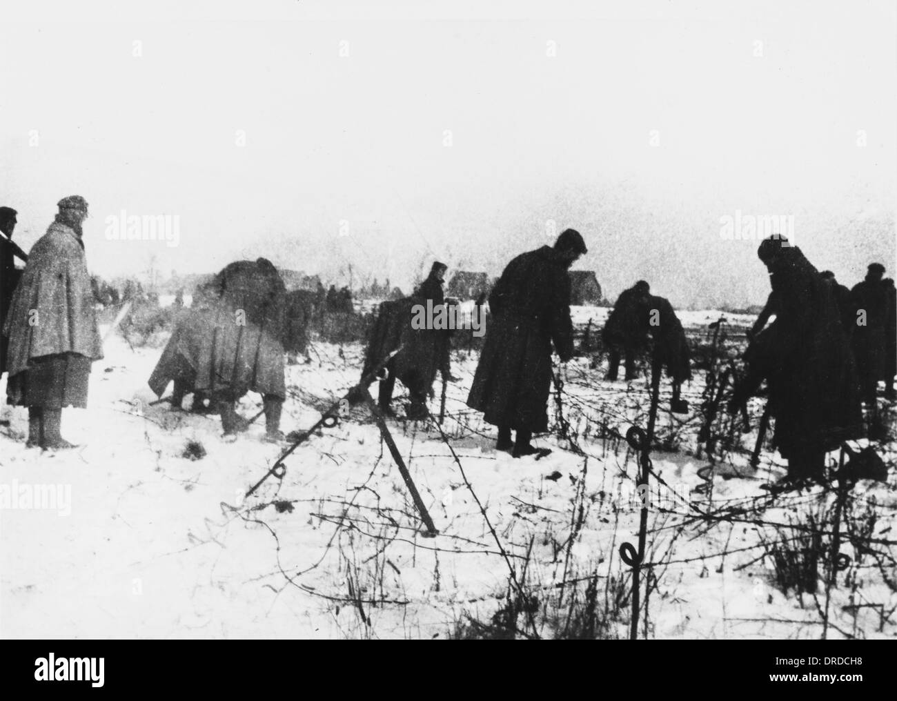 Deutschen Kriegsgefangenen WWI Stockfoto