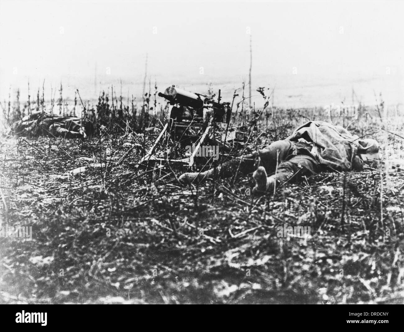 Tote deutsche Soldaten WWI Stockfoto