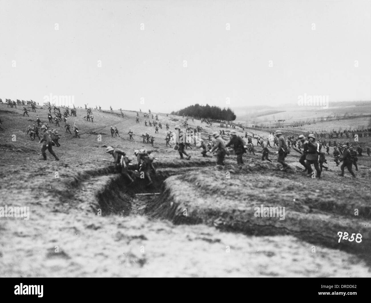 Deutsche Truppen WWI Stockfoto