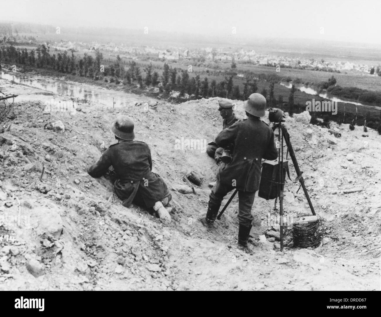 Deutsche Infanterie WWI Stockfoto