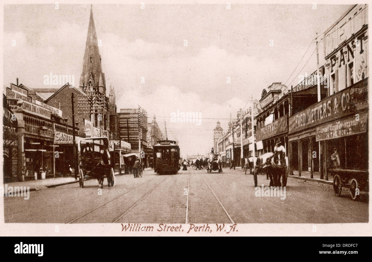Perth 1900er Jahren Stockfoto