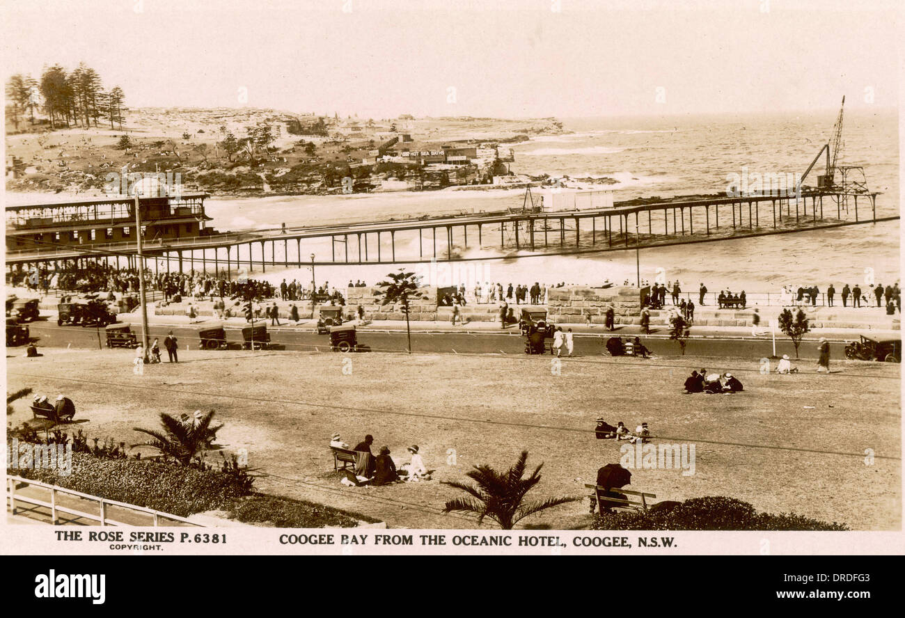 Coogee Bay 1900er Jahren Stockfoto