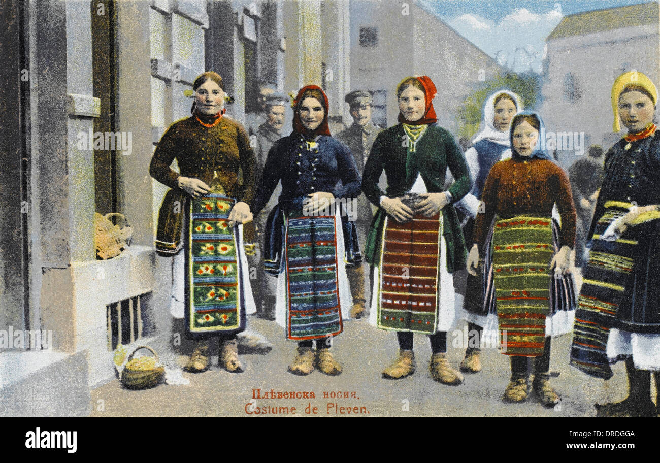 Frauen von Pleven, Bulgarien Stockfoto