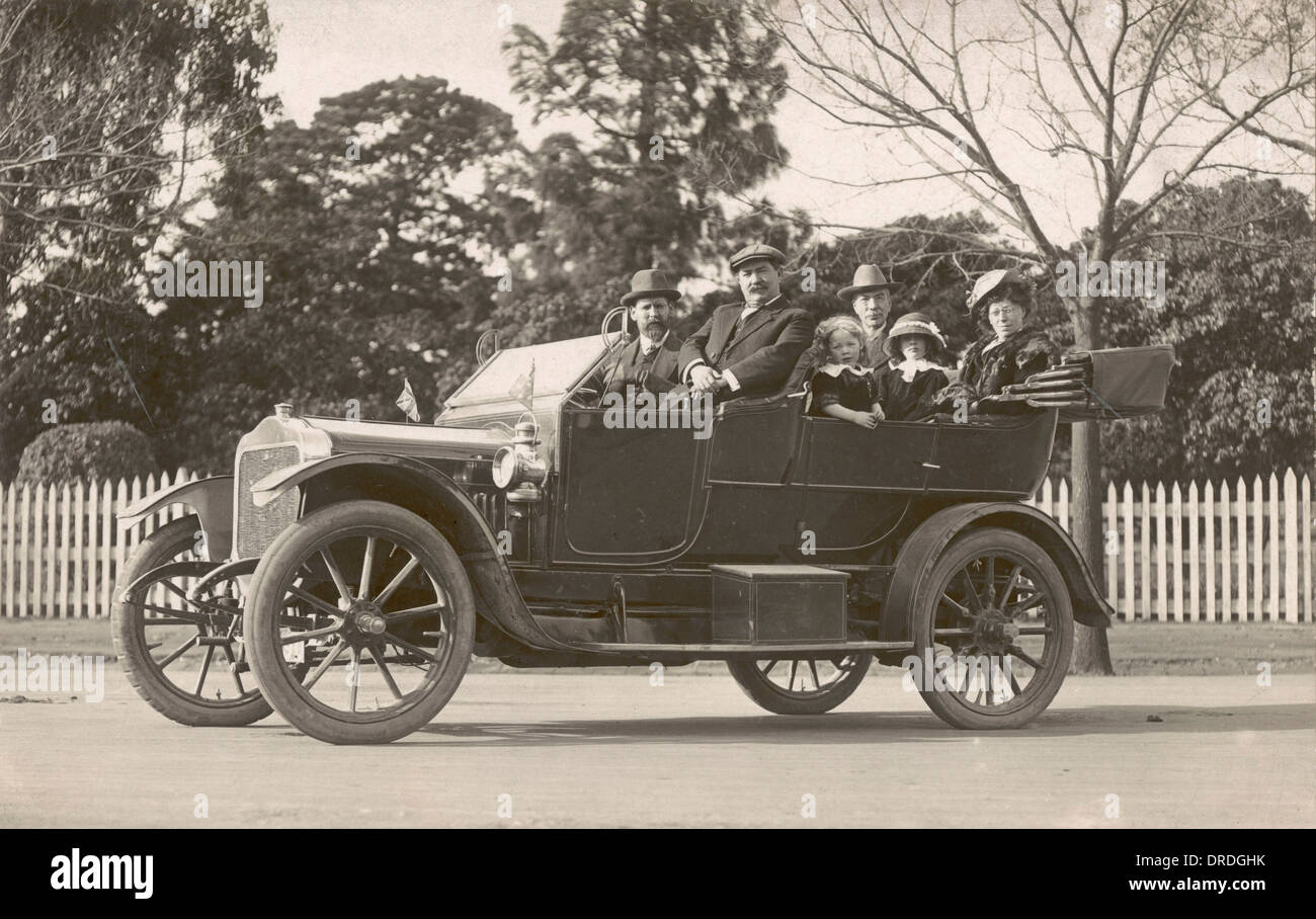 1914-Motorwagen Stockfoto