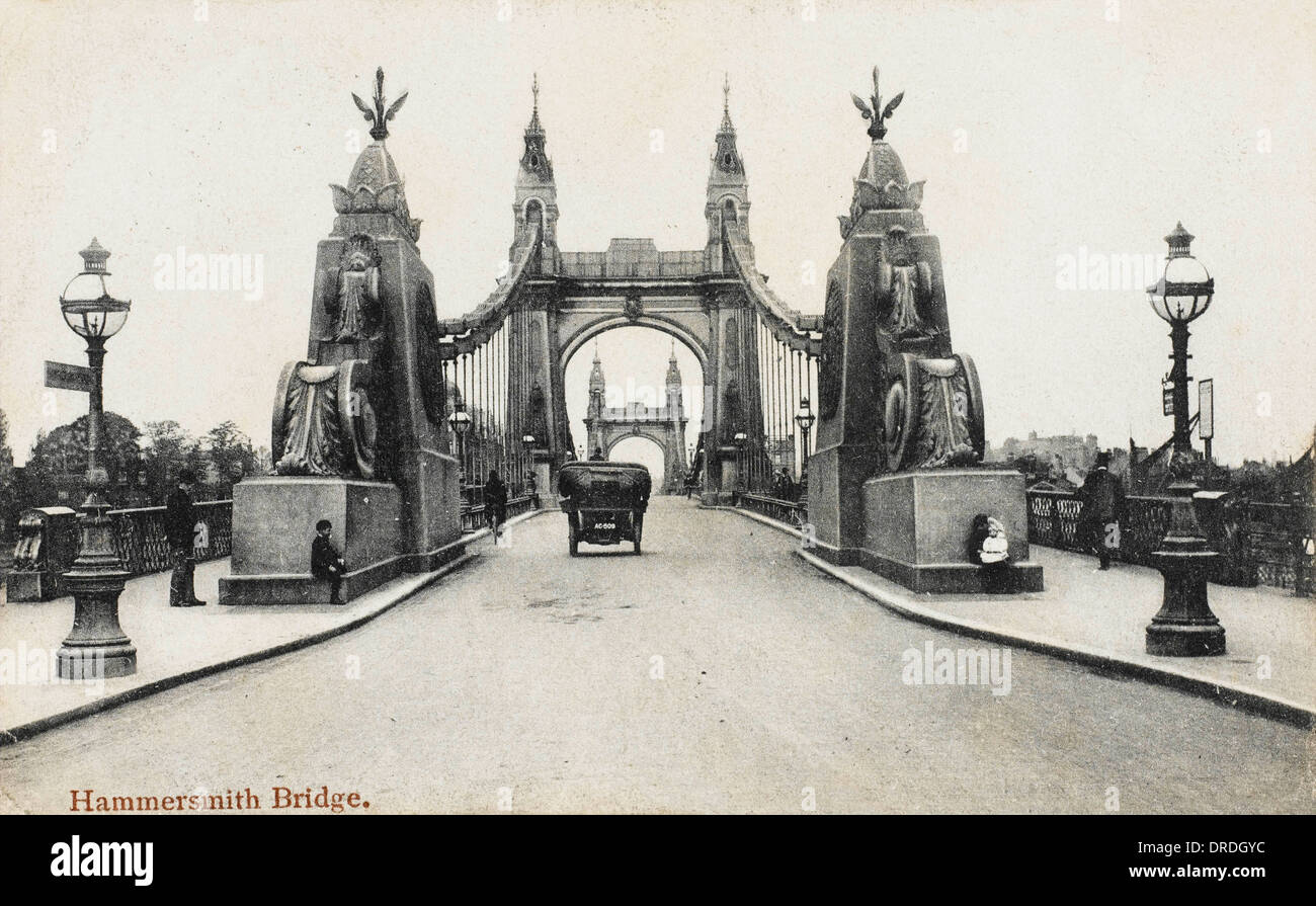 Hammersmith Bridge, London Stockfoto