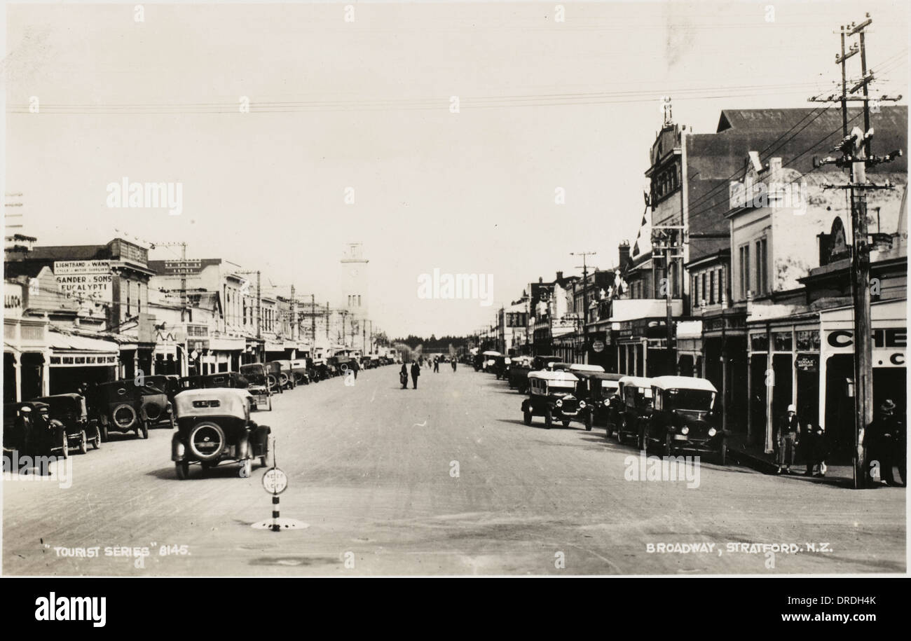 Stratford, New Zealand Stockfoto