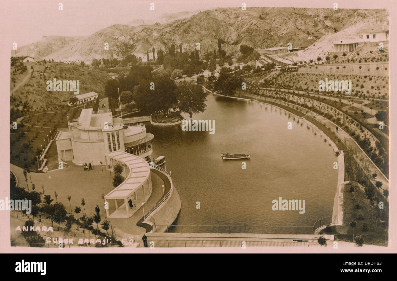 Bayindir Dam, Ankara, Türkei Stockfoto