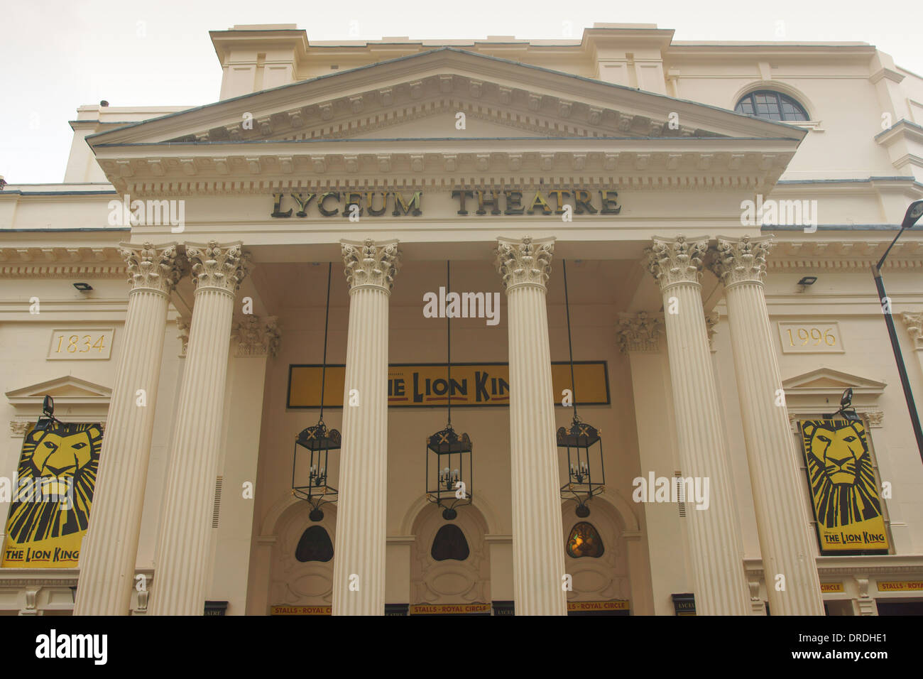 Lyceum Theatre London Lion King Stockfoto