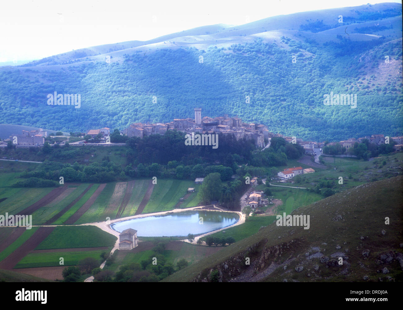 Santo Stefano Dorf in den Abruzzen italienischen Hügel Stockfoto