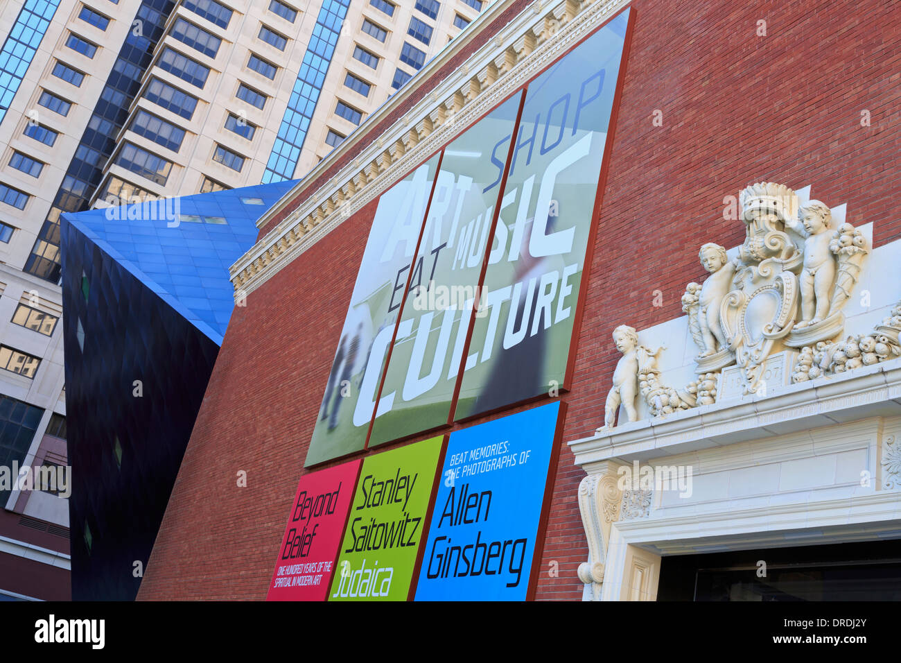 Zeitgenössische jüdische Museum, San Francisco, Kalifornien, USA Stockfoto